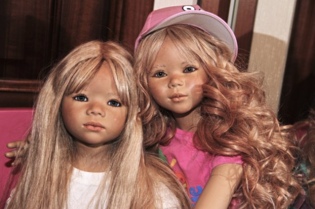 Мои долгожданные девочки Монья и Ла Мей, Annette Himstedt (фото 9)