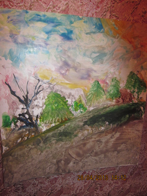 Энкаустика или как мы рисовали.... утюгом (фото 4)