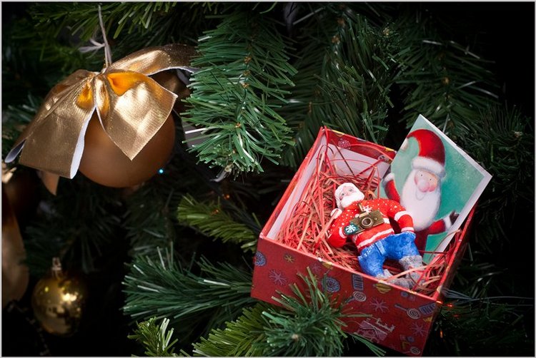 Елочная игрушка из ваты своими руками (фото 4)