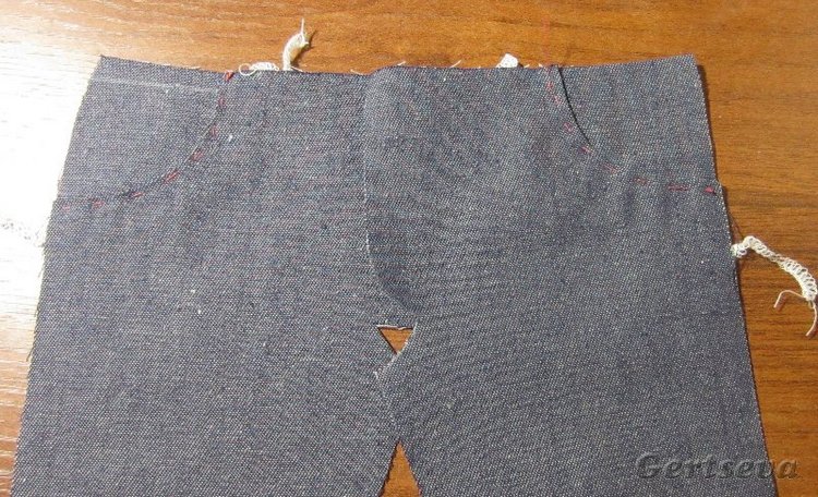 Мастер класс по пошиву джинс для куклы (фото 9)