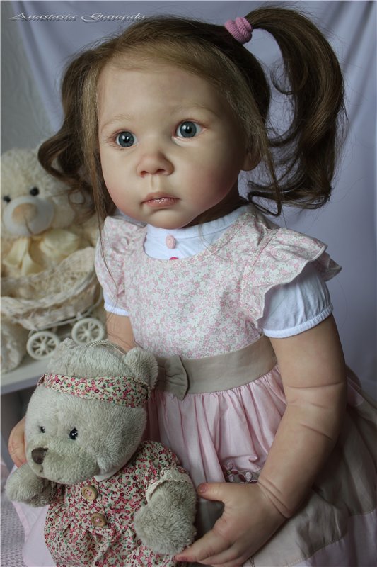 Иришка - сладкая Ириска! И шоколада ни надо... Кукла реборн Анастасии Гангало