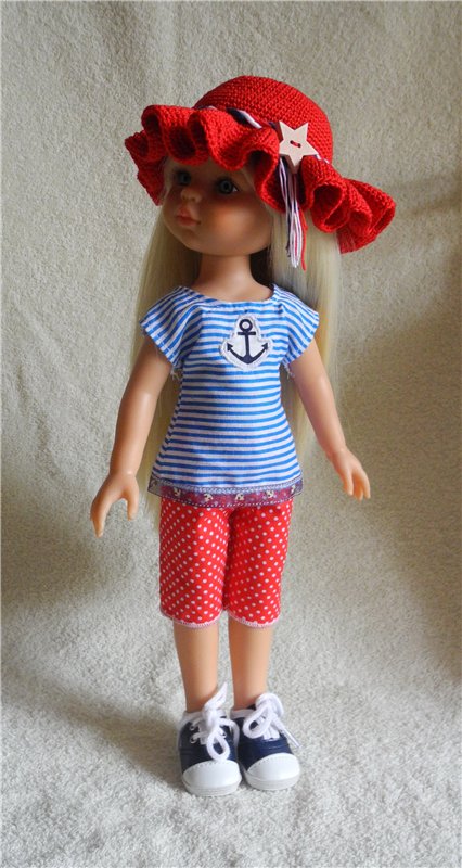 Опять морская тема — Одежда и обувь для кукол своими руками: фото (фото 7)
