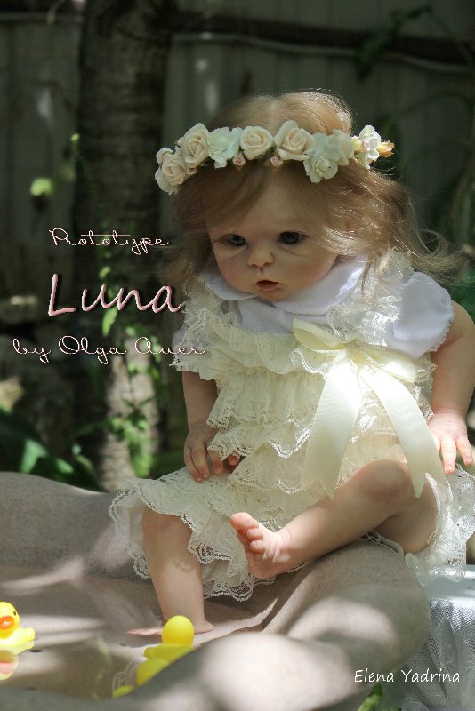 Моя Луна. Прототип Luna by Olga Auer. Куклы реборн Елены Ядриной