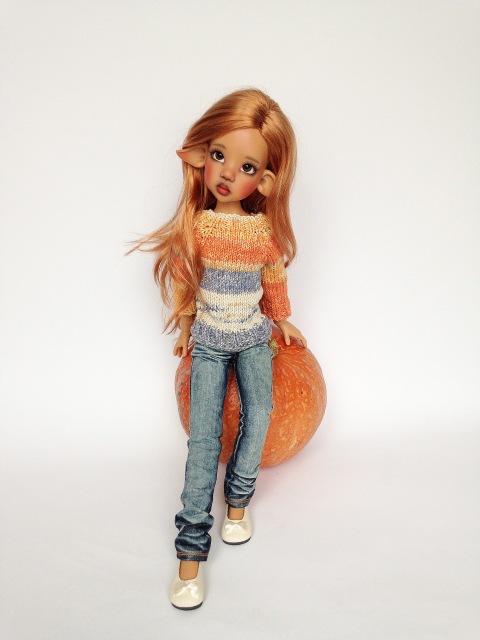 Оранжевое. Kaye Wiggs — Куклы Kaye Wiggs (Кайе Виггс): авторские BJD (БЖД) (фото 4)