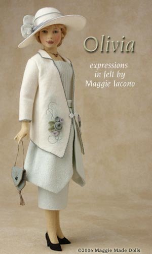 Валянные куклы из шерсти Мэгги Яконо, Maggie Iacono dolls