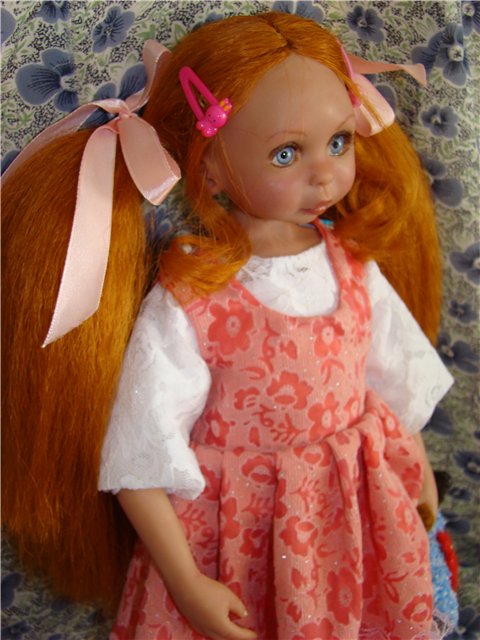 Эмма - рыжее чудо. Авторская кукла Кондрашовой Ирины