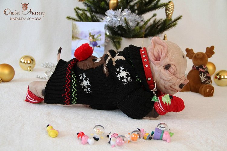 Свинка Пеппа и её младший братик Джордж. Поросята реборн Наталии Сомовой