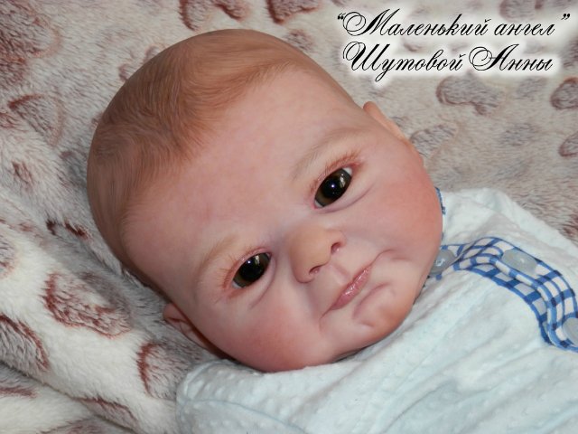 Маленький мужичок-хомячок Мишенька. Кукла-реборн Шутовой Анны