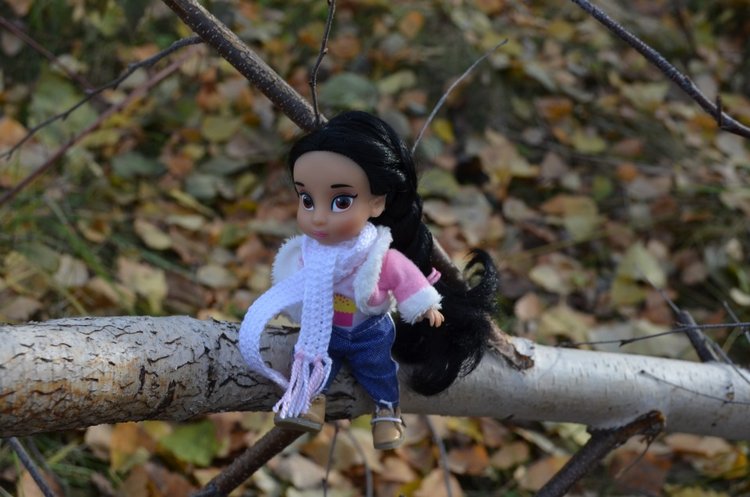 Мини дисней аниматорс Жасмин - поздняя осень (фото 10)