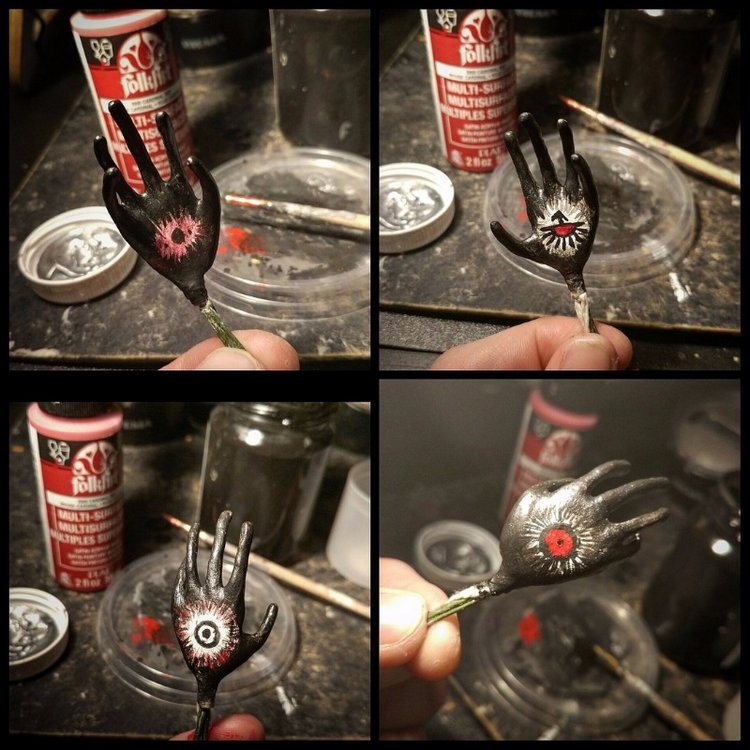 Всевидящий. Кукла в смешанной технике (фото 8)