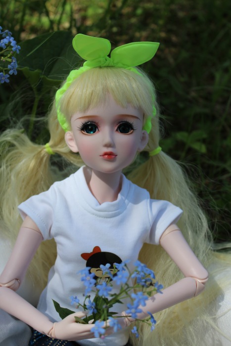 Анжелика на пороге лета - кукла Звезда подиума ООАК 5-ый молд 60 см (фото 6)