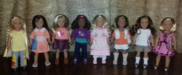 Обзор кукол мини American girl. Часть 6. Кэролайн Абботт и Габриэла Макбрайд