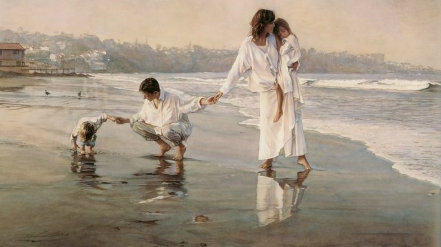 Steve Hanks - Мастер акварели. Изумительно трогательные работы известного акварелиста