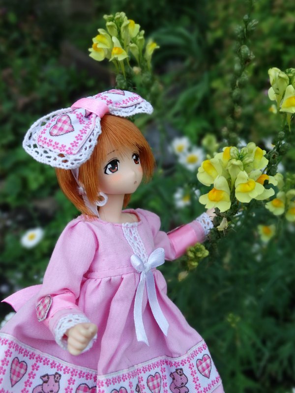 Дюймовочка в сказочном саду