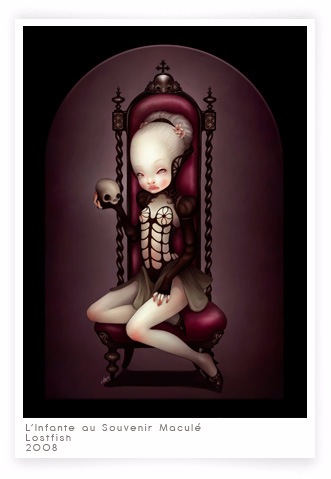 Сюрреалистические иллюстрации французской художницы Элоди LostFish или еще раз об Алисе