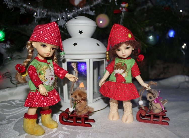 Новый год по-домашнему — Домашние коллекции кукол: фото собраний