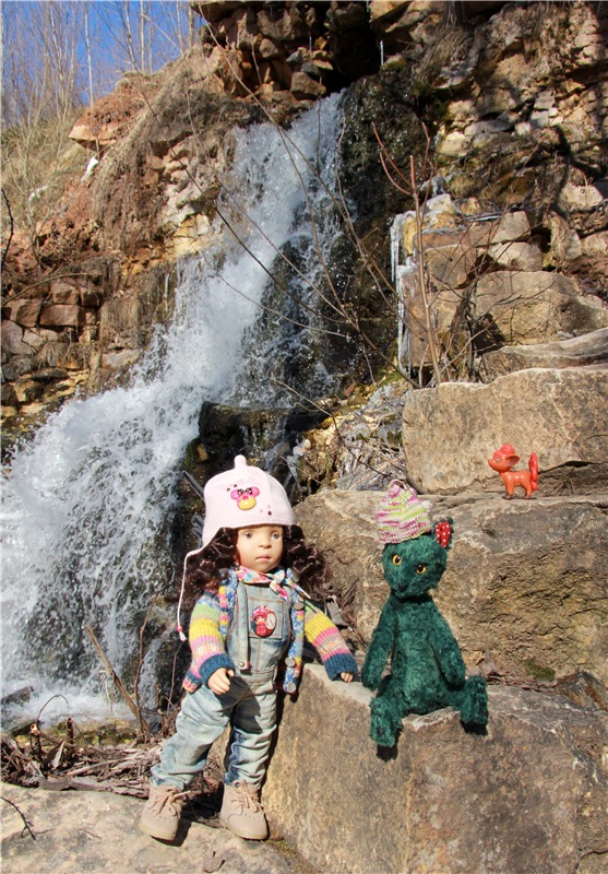 Приключения Адель на водопаде, продолжение. Джульетта от Sylvia Natterer