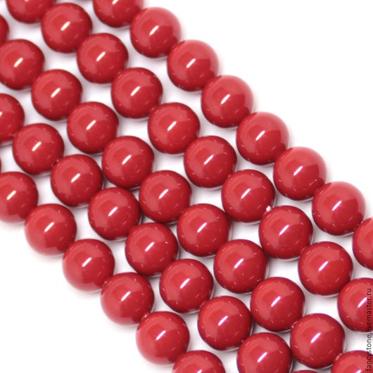 Надели шарики на нити. Красиво очень, посмотрите! Сваровски нашими глазами