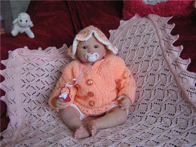 Машенька модничает(куколка reborn)