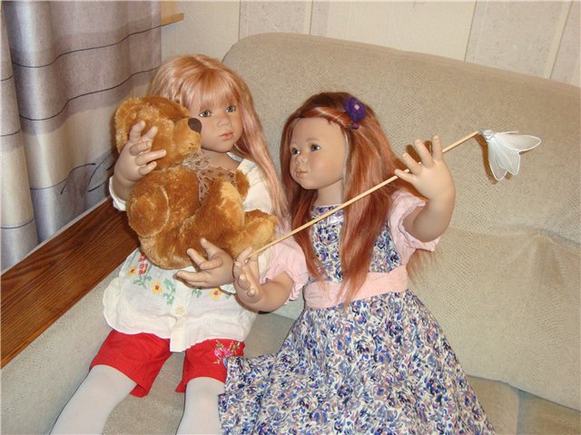 Первые куколки от Annette Himstedt в нашей коллекции: Tippi и Liniki 2006 года (фото 3)