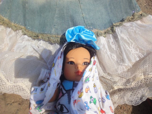 Танюшка на пляже. Кукла из Испании фирмы Rauber