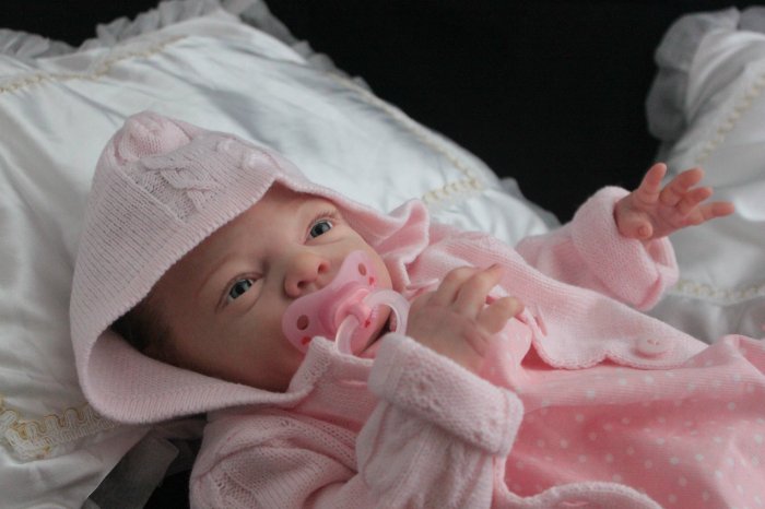 Девочка Ника. Куколка реборн Вишни Виктории (фото 7)