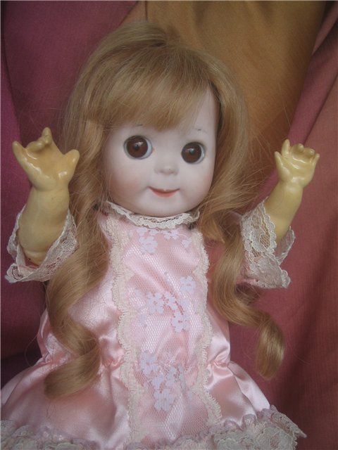 Шарнирная девочка от JDK. Реплика старинной куклы