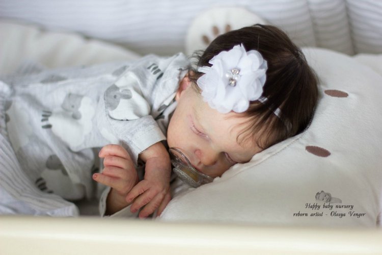 Настюшка - Прелестюшка. Кукла реборн Олеси Венгер (фото 6)