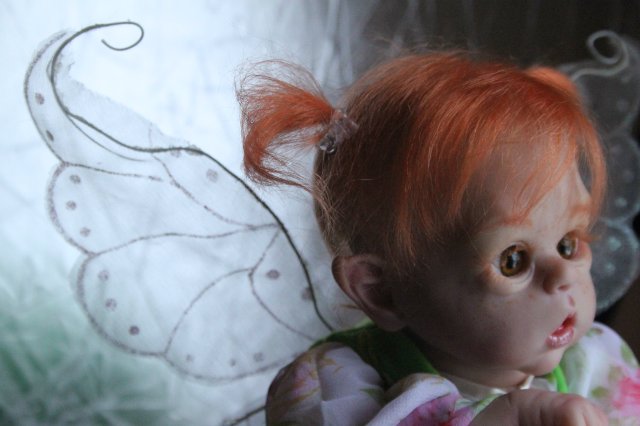 Чудо в перьях, кукла-реборн Элины Кудрявцевой