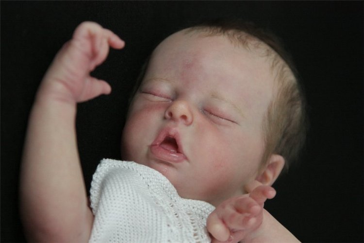 Удивительно реалистичная кукла реборн Елены Киприяновой. Молд Emma by Natalie Scholl