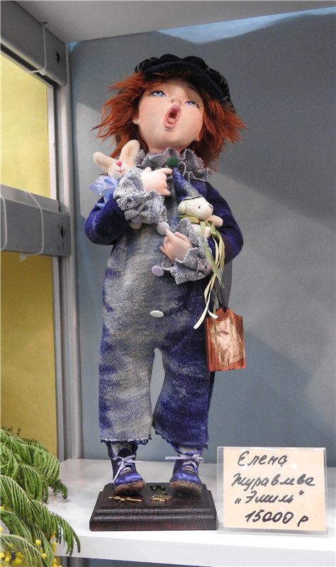 Экскурсия в страну чудес… Авторская кукла. Москва, Тишинка 2016