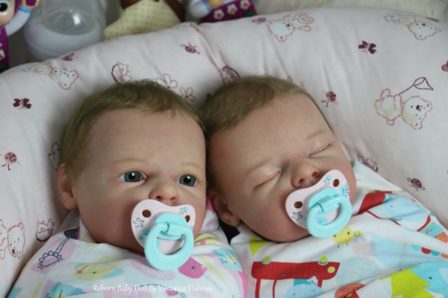 Близняшечки Ноа... Куколки реборн Виктории Вишни