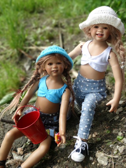 Мои рыбачки — Куклы Annette Himstedt (Аннетт Химстедт): коллекционные