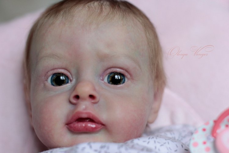 Моя Хлоя, мой любознательный Совенок, кукла реборн Олеси Венгер