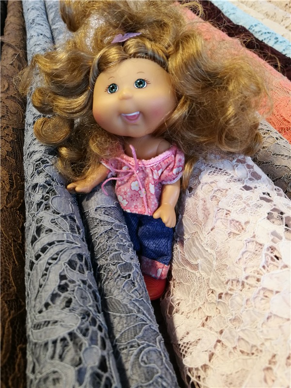 Весенний коллаж тканей — Куклы Cabbage Patch Kids (Капустки): винтаж 80