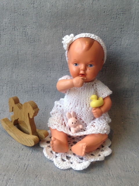 Моя первая целлулоидная куколка от Shildkrot. Черепашка в ромбе (фото 10)