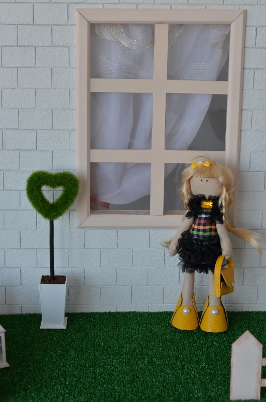 Большой румбокс с аксессуарами (фотозона 7в1) для кукол от 25 см