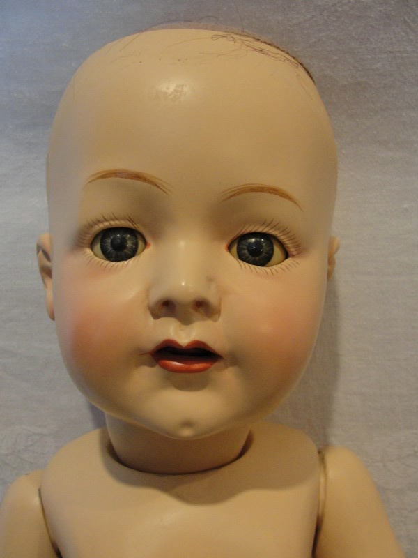 Реставрация антикварной куклы. Первая. Мне было не легко