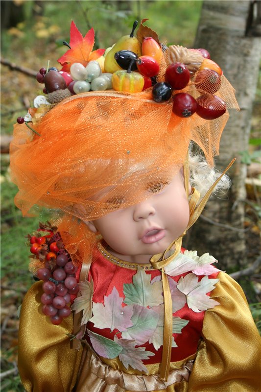 "Осени краски"... Платье для куклы (фото 8)