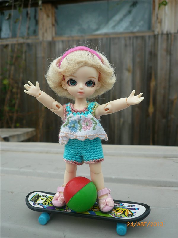 Летние забавы. БЖД куколка - Сосенка Пин (фото 7)