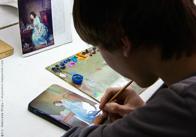 Усмотри тропинку в сказку или Здесь русский дух, здесь Русью пахнет. Федоскинская лаковая миниатюра