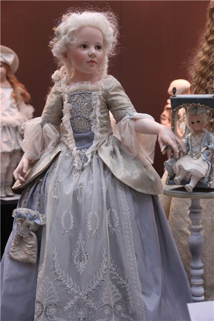 Hilderard Gunzel на выставке "Искусство куклы" в Гостином дворе