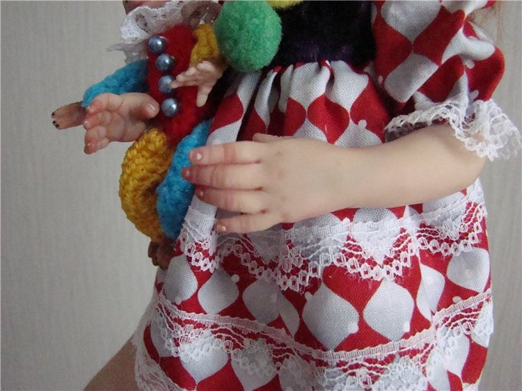 Арлекина. Авторская кукла Кондрашовой Ирины (фото 10)