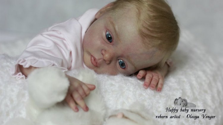 Моя милая златовласка Ева. Кукла реборн Олеси Венгер