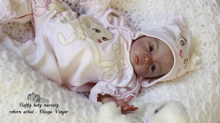 Моя милая златовласка Ева. Кукла реборн Олеси Венгер