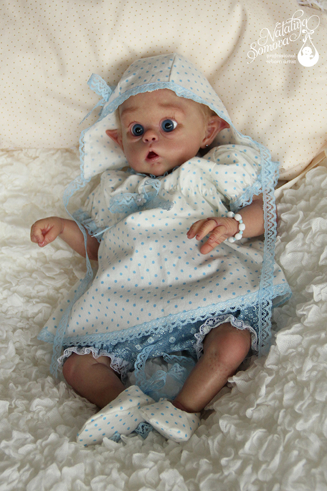 Эльфик Герда. Кукла реборн Наталии Сомовой