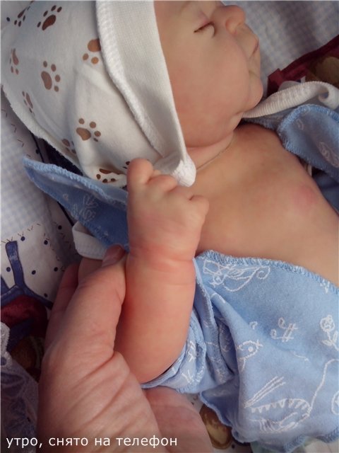 Маленький малыш реборн Андрейка, молд Жульен