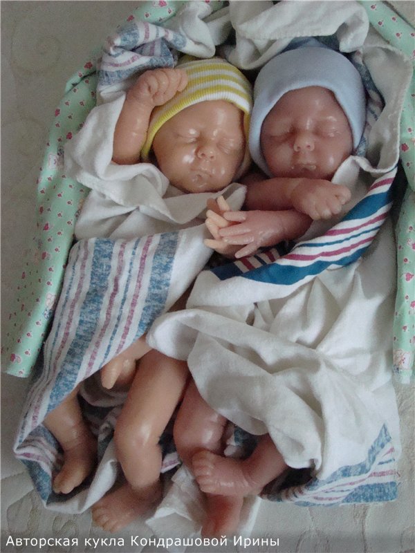 Близнецы Тема и Тима - куклы Кондрашовой Ирины - Часть 1