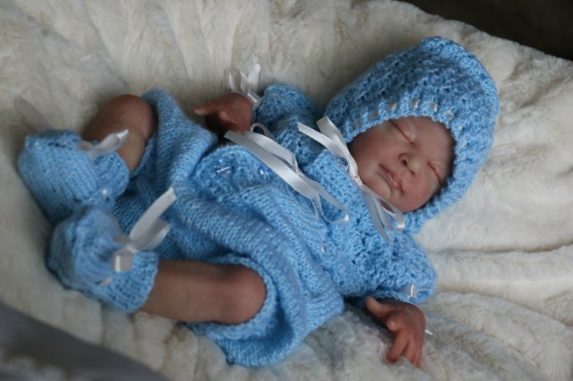 Спящая малышка Рози 2. Куколка реборн Виктории Вишни