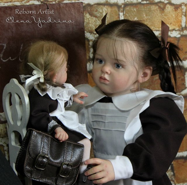 Первоклашка. Часть вторая. Куклы реборн Елены Ядриной